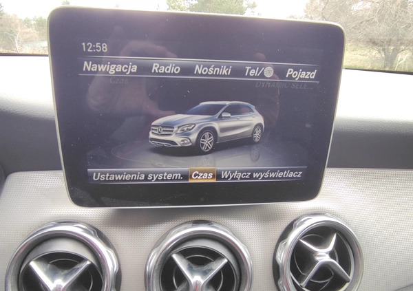 Mercedes-Benz GLA cena 108900 przebieg: 61460, rok produkcji 2019 z Podkowa Leśna małe 436